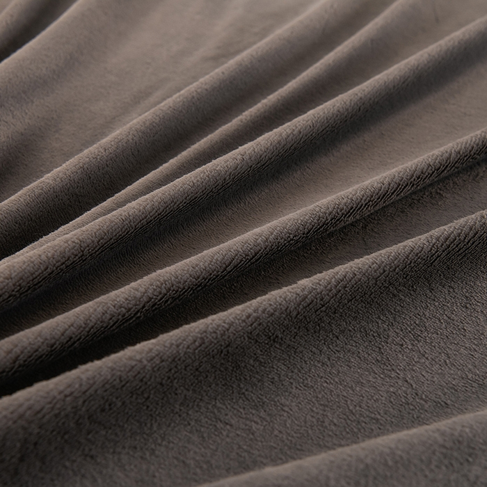 91家纺网 家纺一手货源 找家纺 湘之帛 2025新款高克重纯色牛奶绒床单 深灰