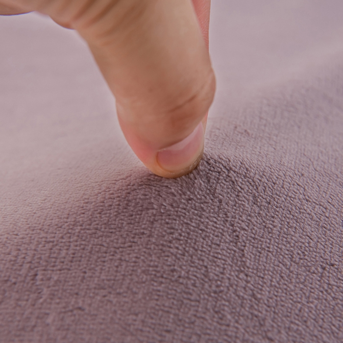 91家纺网 家纺一手货源 找家纺 湘之帛 2025新款高克重纯色牛奶绒床单 紫色