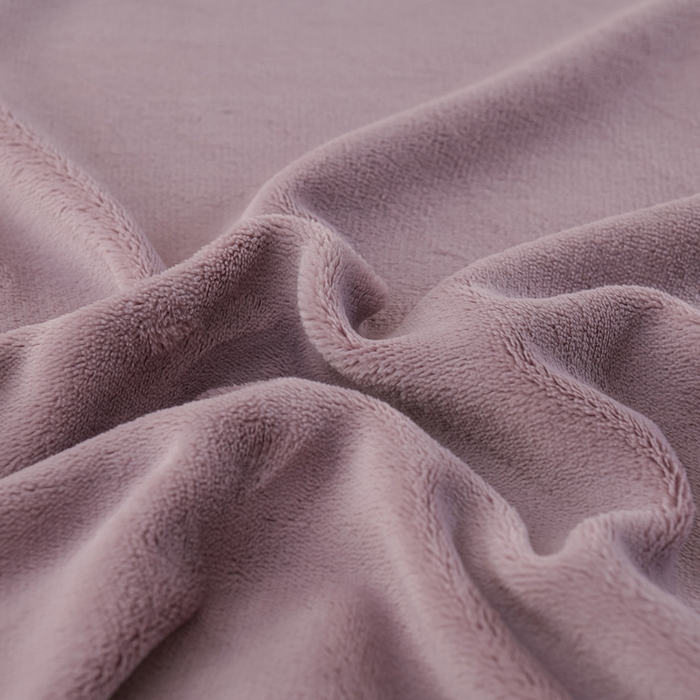 91家纺网 家纺一手货源 找家纺 湘之帛 2025新款高克重纯色牛奶绒床单 紫色