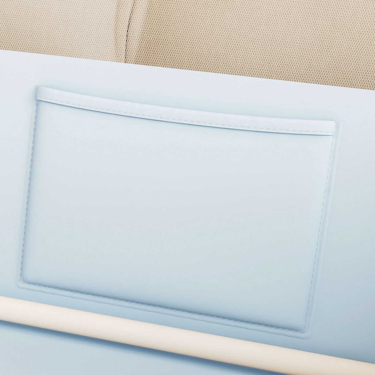 91家纺网 家纺一手货源 找家纺 初心家纺 2025新款防尘遮光保暖蚊帐 天蓝