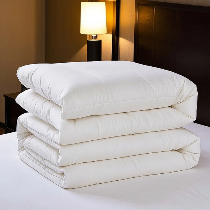 （总）安力森/诚臻酒店用品 2025新款轻奢高密防羽布被芯 锁绒不跑绒 柔滑酒店级保暖被宾馆养老院用