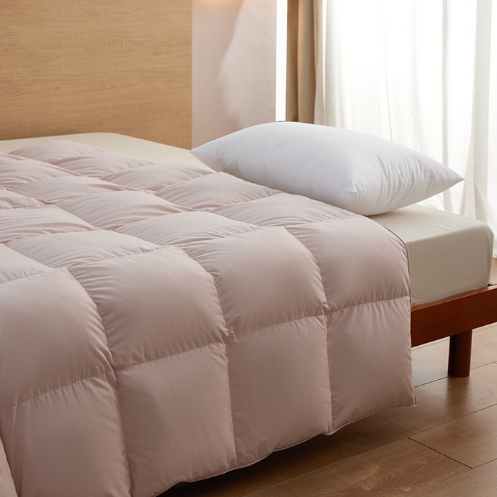 91家纺网 家纺一手货源 找家纺 华盛羽绒被壳 2025新款不跑被的羽绒被壳天丝超柔棉 天丝超柔豆沙