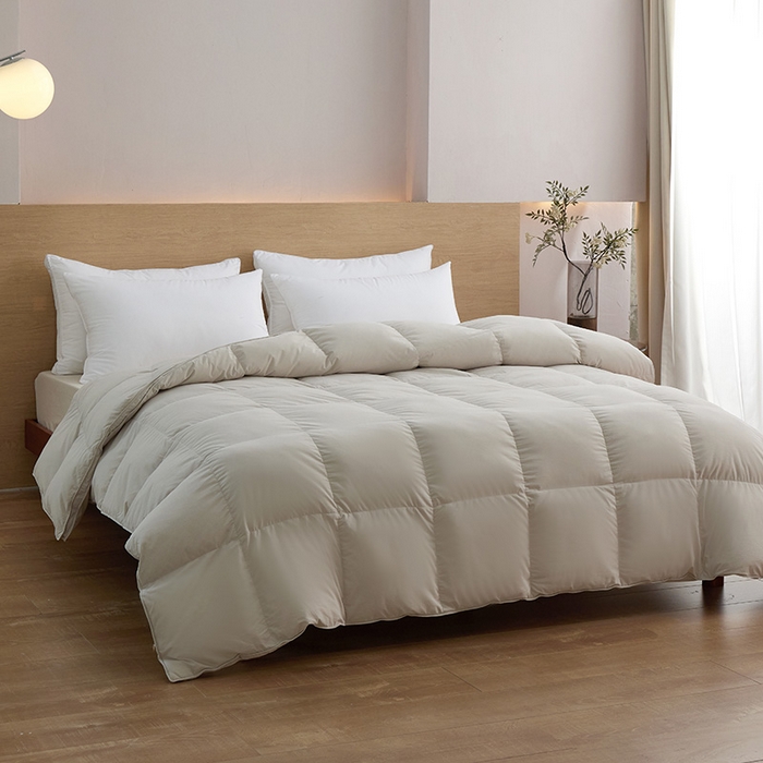 91家纺网 家纺一手货源 找家纺 华盛羽绒被壳 2025新款不跑被的羽绒被壳天丝超柔棉 天丝超柔灰