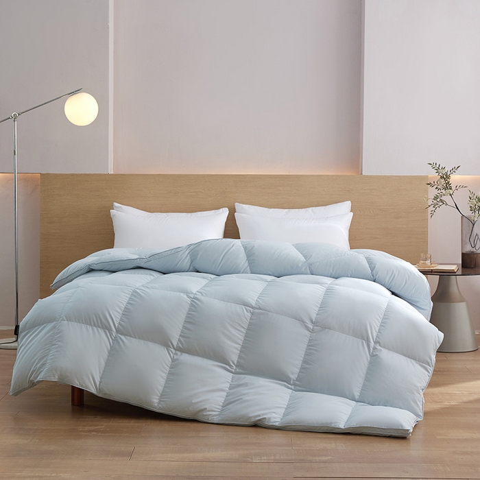 华盛羽绒被壳 2025新款不跑被的羽绒被壳天丝超柔棉 天丝超柔蓝