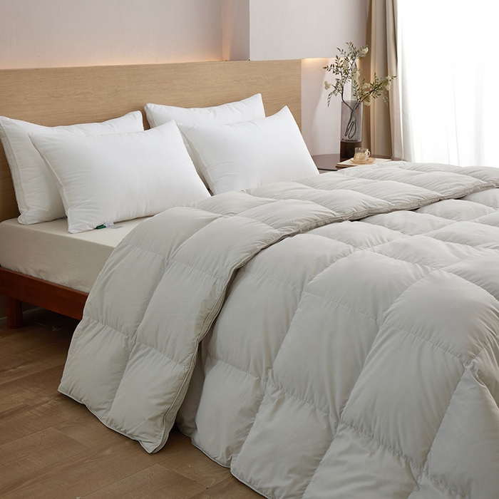 91家纺网 家纺一手货源 找家纺 御眠纺羽绒被壳 2025新款不跑被的羽绒被壳天丝超柔棉 天丝超柔灰