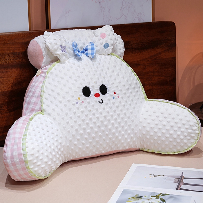 仟亿莱 2025新款泡泡绒治愈系动物拥抱式腰靠 泡泡蝴蝶小兔
