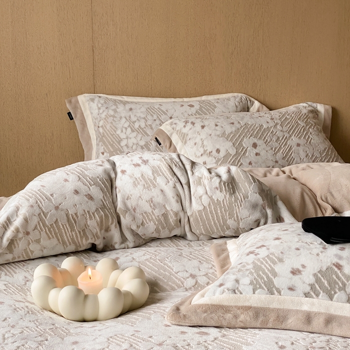 91家纺网 家纺一手货源 找家纺 馨蕊家居 2025新款秋冬轻奢煦暖绒系列-绒芸柔 绒芸柔-高级灰