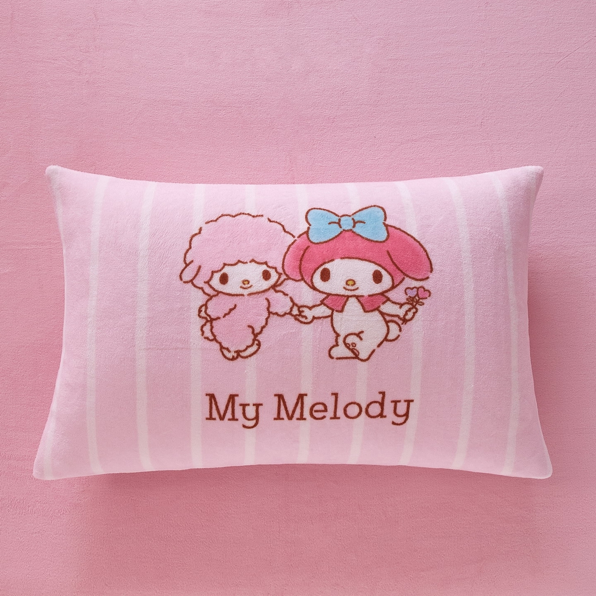 91家纺网 家纺一手货源 找家纺 蘭菲家纺 2025新款三丽欧牛奶绒套件系列四件套 美乐比爱