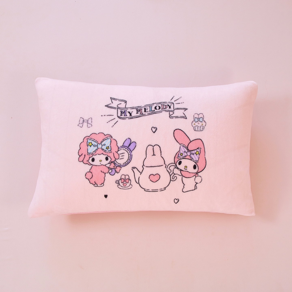 91家纺网 家纺一手货源 找家纺 （总）蘭菲家纺 2025新款三丽欧牛奶绒套件系列单品枕套