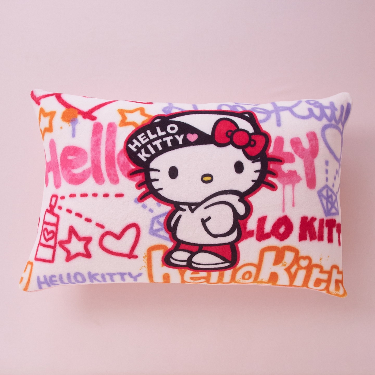 蘭菲家纺 2025新款三丽欧牛奶绒套件系列单品枕套 涂鸦奶茶