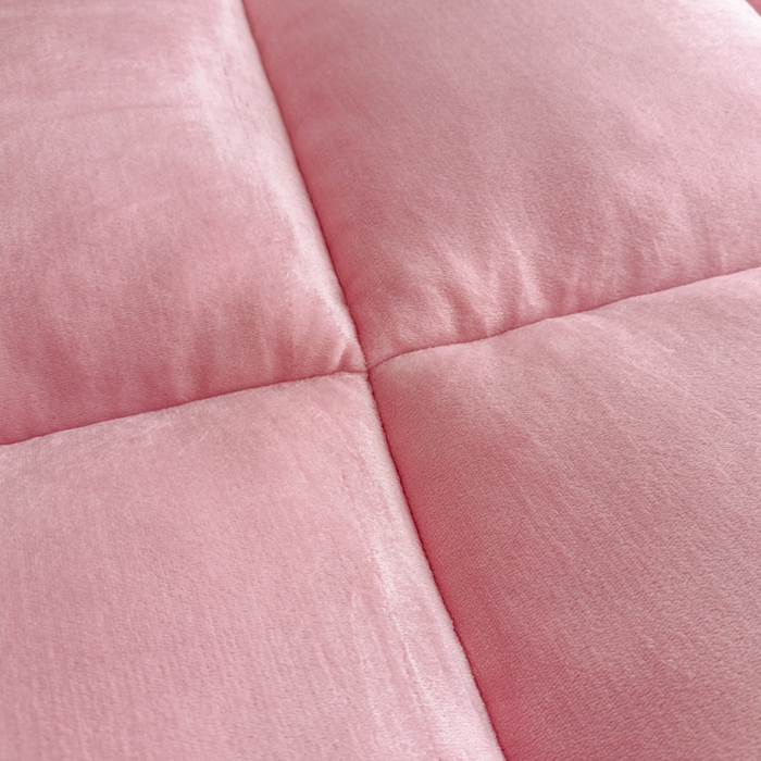 91家纺网 家纺一手货源 找家纺 （总）芙绣家纺 2025秋冬幸运小狗刺绣高克重牛奶绒夹棉软床垫床褥子加厚保暖