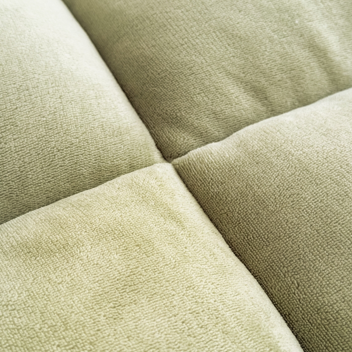 91家纺网 家纺一手货源 找家纺 芙绣家纺 2025秋冬幸运小狗刺绣高克重牛奶绒夹棉软床垫床褥子加厚保暖 幸运小狗-绿