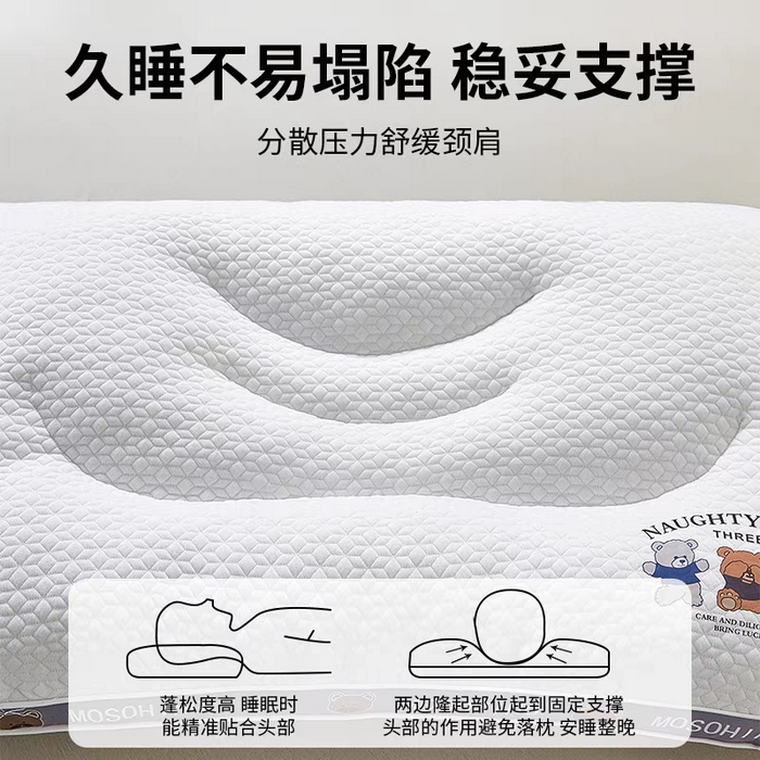 91家纺网 家纺一手货源 找家纺 （总）云眠枕芯 2025新款三只小熊亲子护颈枕
