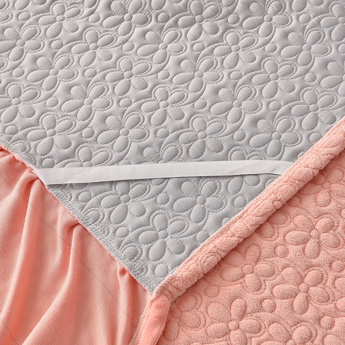 91家纺网 家纺一手货源 找家纺 （总）静缘分 2025新款简约纯色系牛奶绒花边四件套