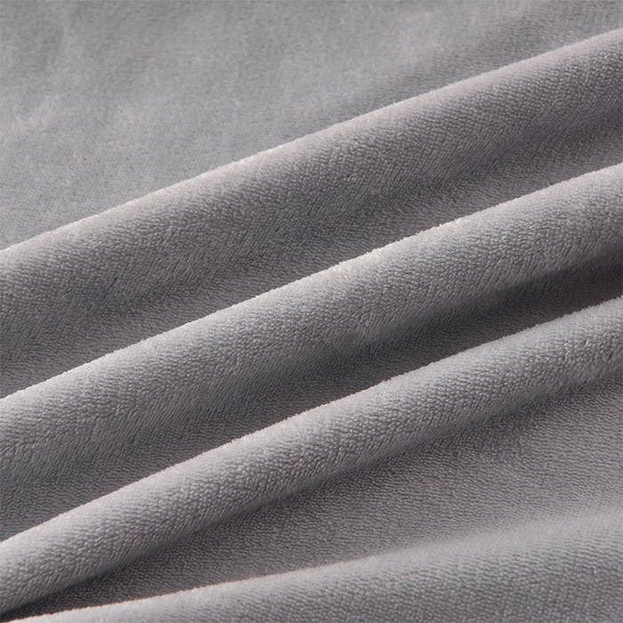 91家纺网 家纺一手货源 找家纺 静缘分 2025新款简约纯色系牛奶绒花边四件套 雅灰