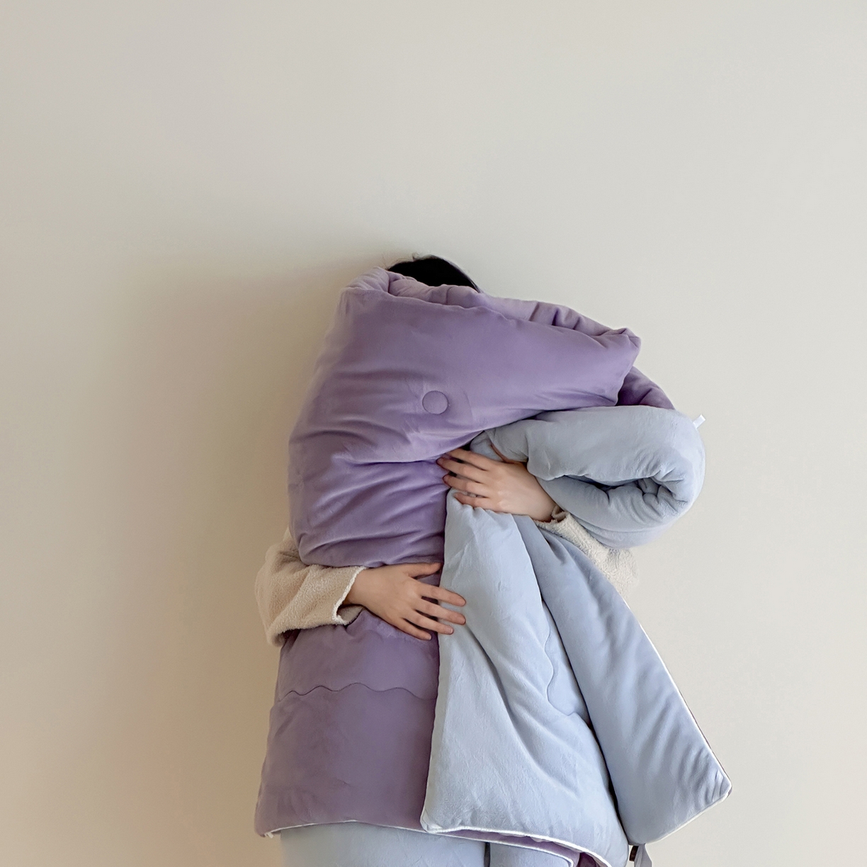 91家纺网 家纺一手货源 找家纺 （总）三味舒屋 2025新款舒芙蕾双面云丝绒懒人被（所有券叠加后不低于198/248元）