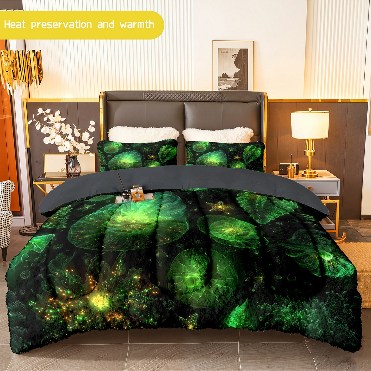 91家纺网 家纺一手货源 找家纺 合纵跨境工厂 一件定制pod模式jit跨境180G牛奶绒被套三件套一件代发temu希音集采shein亚马逊速卖通 015923375