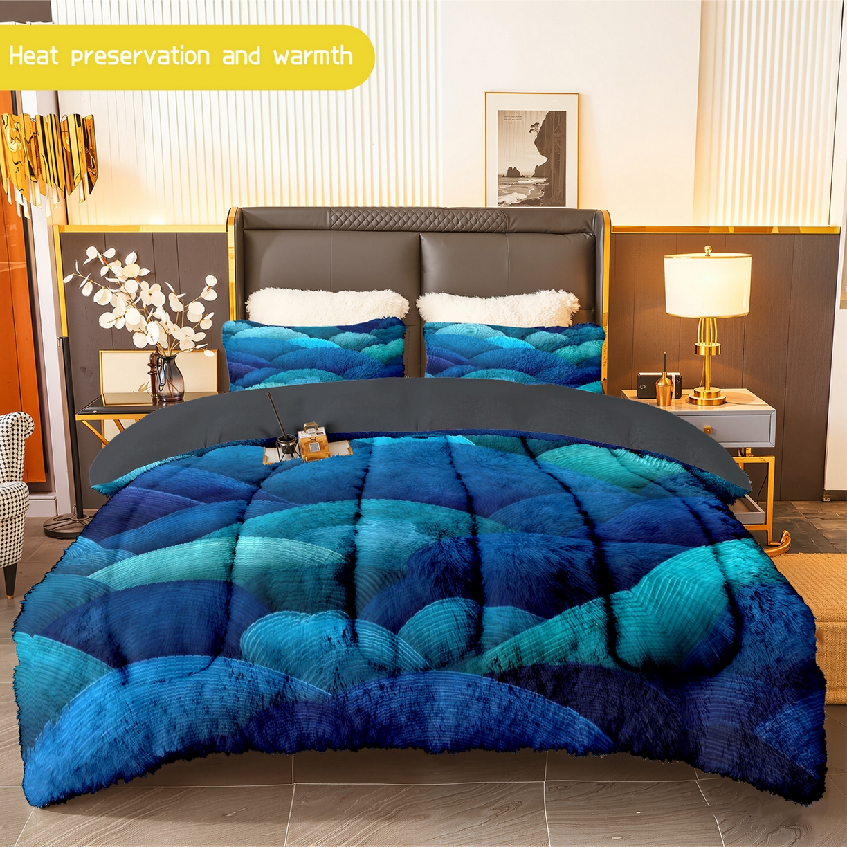 91家纺网 家纺一手货源 找家纺 合纵跨境工厂 一件定制pod模式jit跨境180G牛奶绒被套三件套一件代发temu希音集采shein亚马逊速卖通 015923379