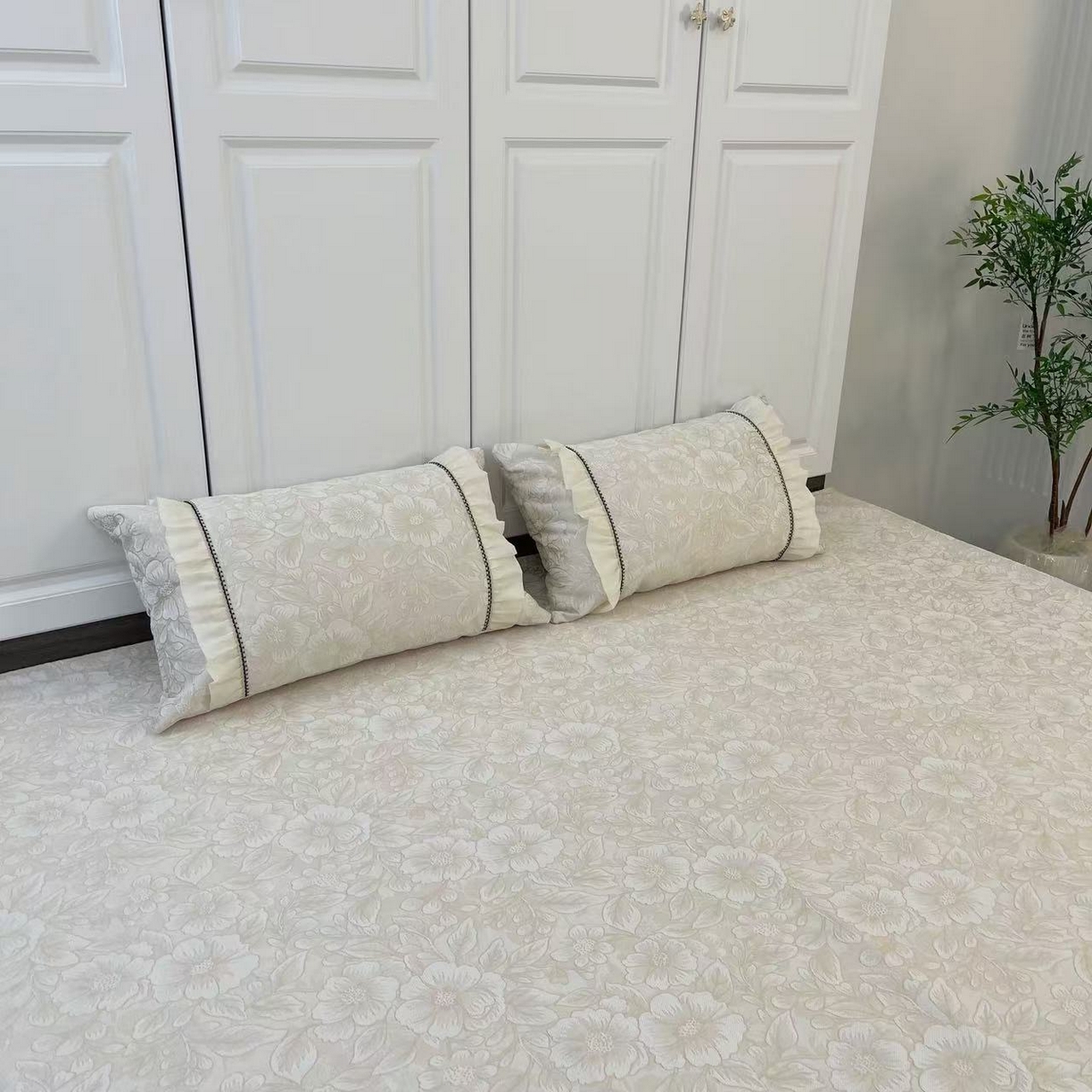 91家纺网 家纺一手货源 找家纺 （总）暖木杨 2025新款（花海专拍枕套一对）40*70