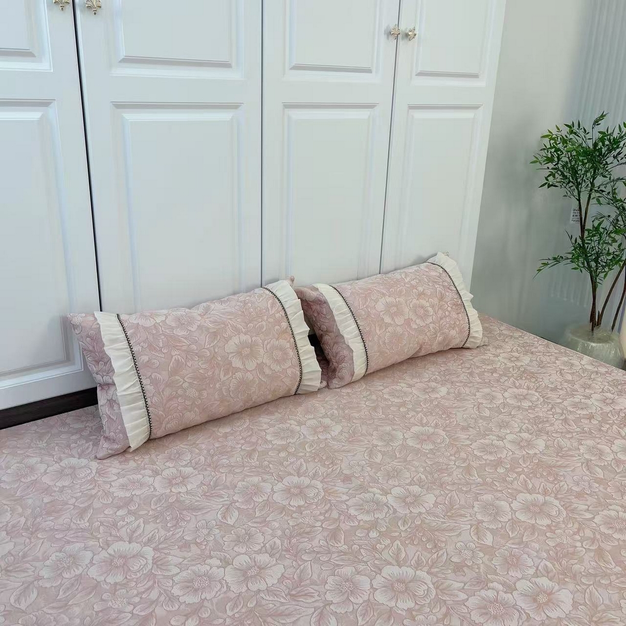 91家纺网 家纺一手货源 找家纺 （总）暖木杨 2025新款（花海专拍枕套一对）40*70