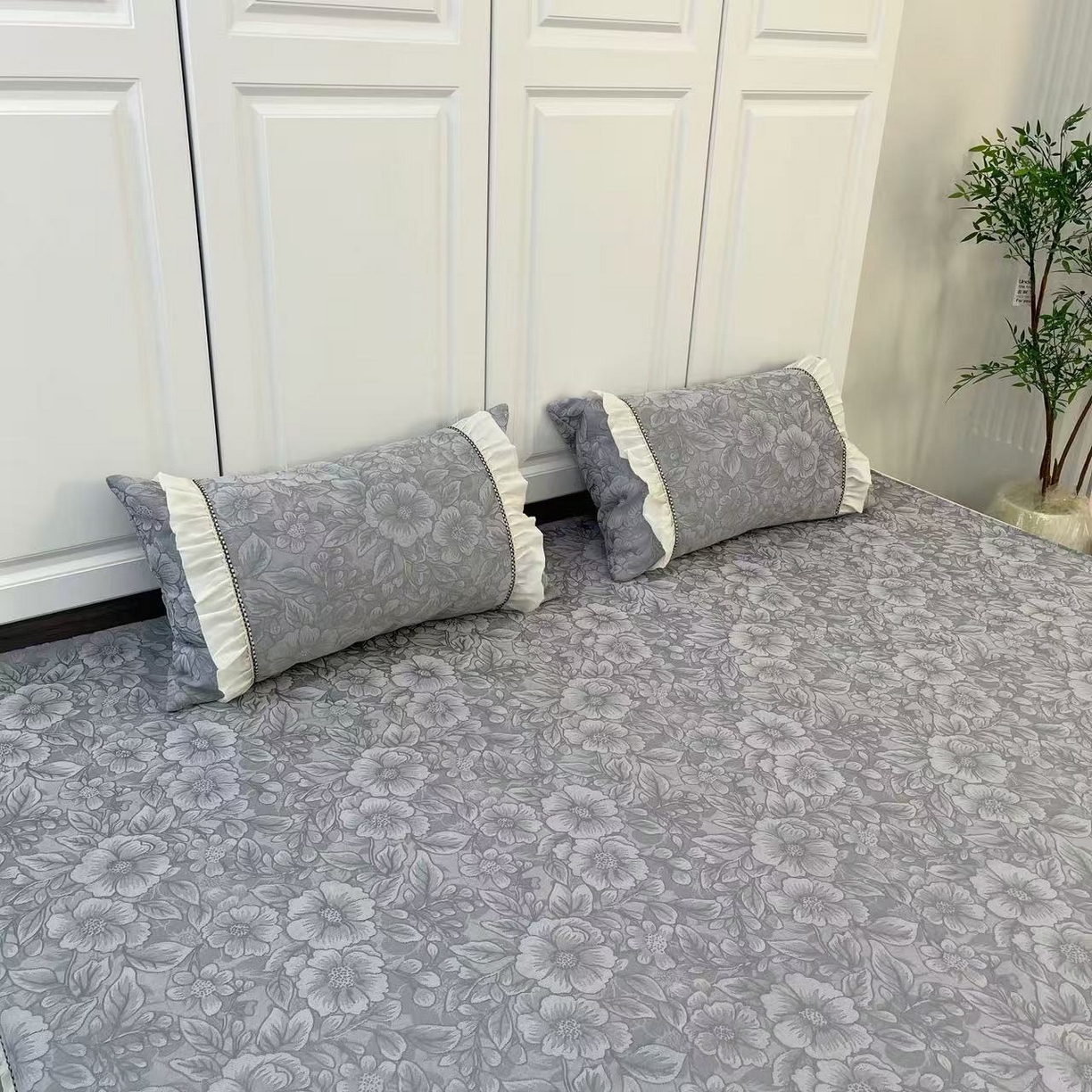 91家纺网 家纺一手货源 找家纺 （总）暖木杨 2025新款（花海专拍枕套一对）40*70