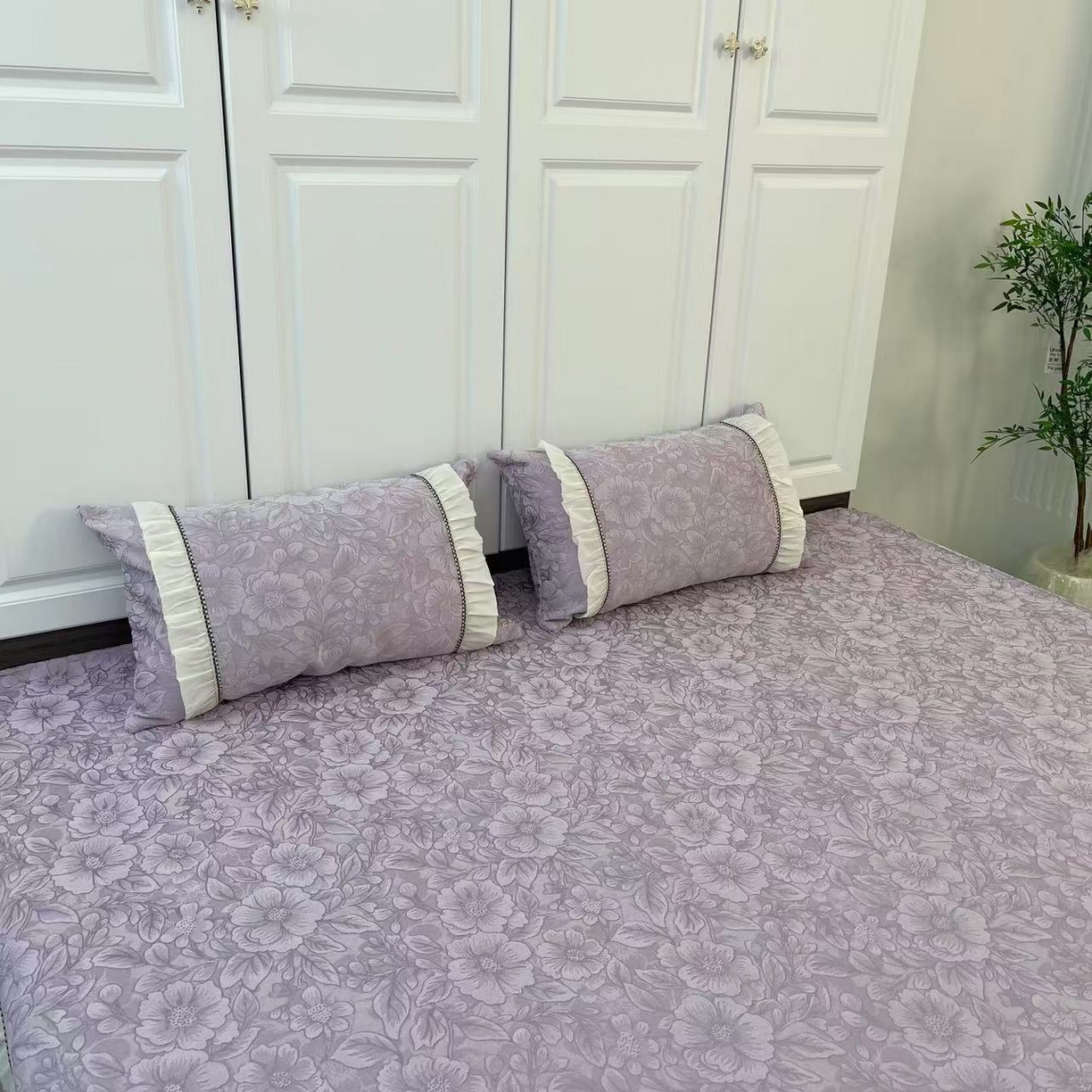 91家纺网 家纺一手货源 找家纺 （总）暖木杨 2025新款（花海专拍枕套一对）40*70