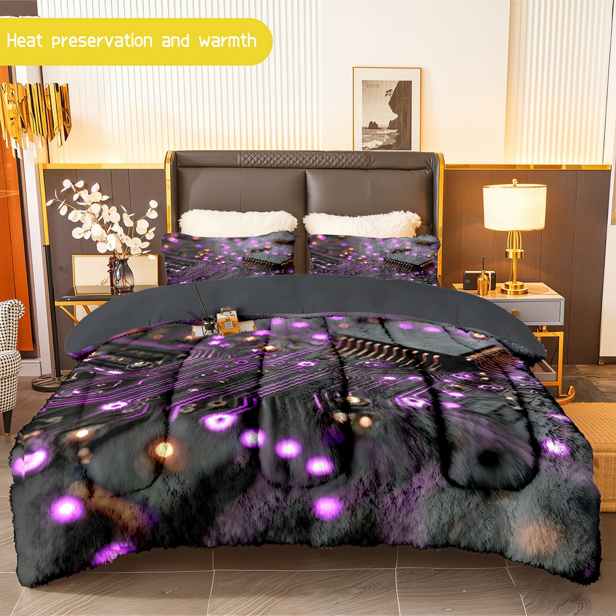 91家纺网 家纺一手货源 找家纺 合纵跨境工厂 一件定制pod模式jit跨境180G牛奶绒被套三件套一件代发temu希音集采shein亚马逊速卖通 015923385