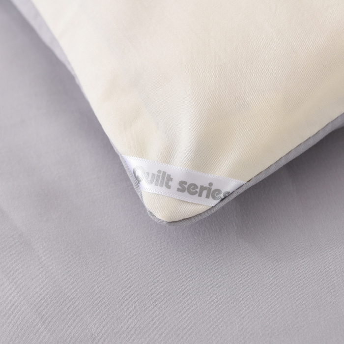 91家纺网 家纺一手货源 找家纺 寝美资家居 2025新款水冼棉新疆棉花被被子被芯 棉花-白+灰