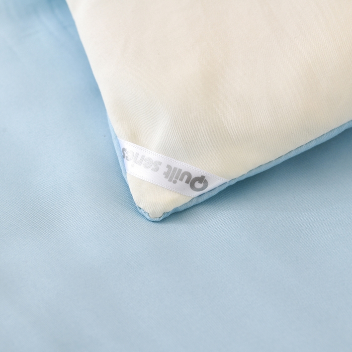 91家纺网 家纺一手货源 找家纺 寝美资家居 2025新款水冼棉新疆棉花被被子被芯 棉花-白+蓝