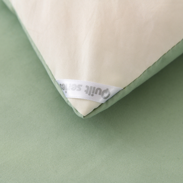 91家纺网 家纺一手货源 找家纺 寝美资家居 2025新款水冼棉新疆棉花被被子被芯 棉花-白+绿