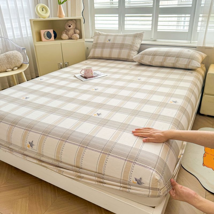 91家纺网 家纺一手货源 找家纺 （总）名优家纺 2025新款12868全棉印花外贸床笠