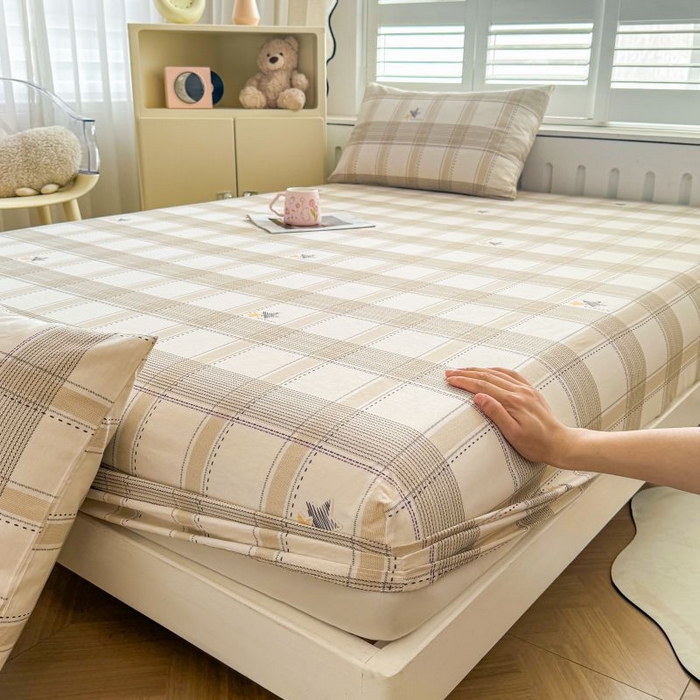 91家纺网 家纺一手货源 找家纺 （总）名优家纺 2025新款12868全棉印花外贸床笠