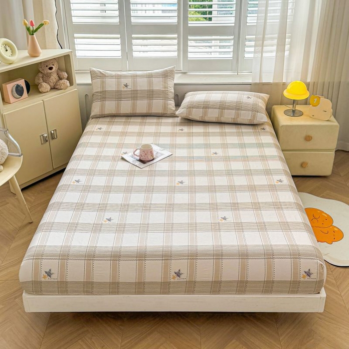 91家纺网 家纺一手货源 找家纺 （总）名优家纺 2025新款12868全棉印花外贸床笠