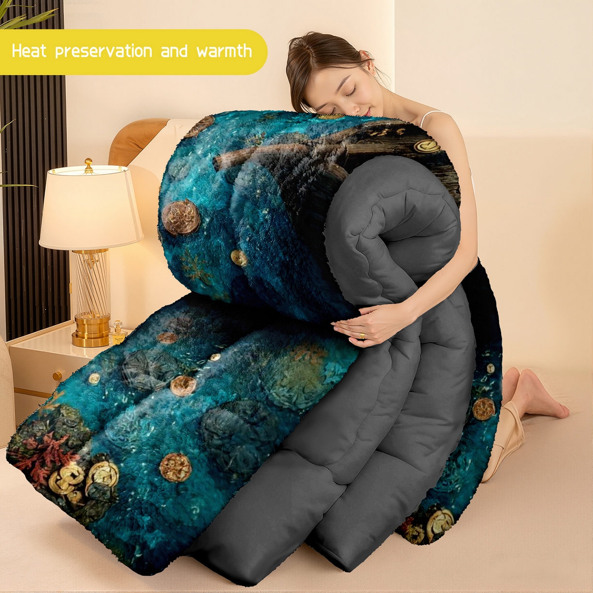 91家纺网 家纺一手货源 找家纺 合纵跨境工厂 一件定制pod模式jit跨境180G牛奶绒被套三件套一件代发temu希音集采shein亚马逊速卖通 015923367