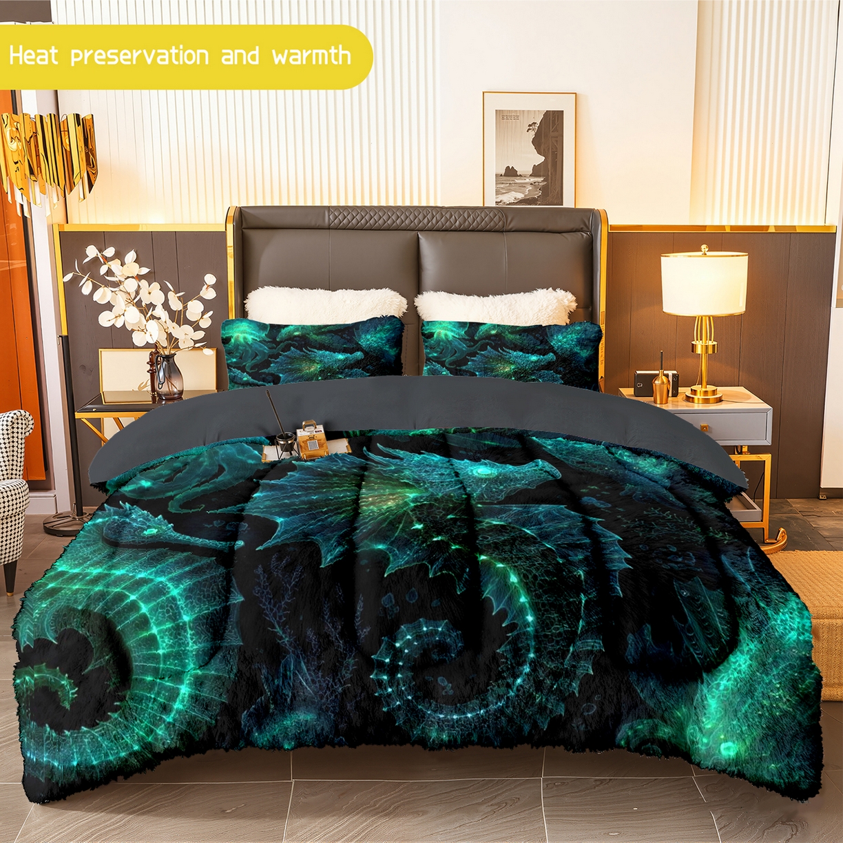 合纵跨境工厂 一件定制pod模式jit跨境180G牛奶绒被套三件套一件代发temu希音集采shein亚马逊速卖通 015923372