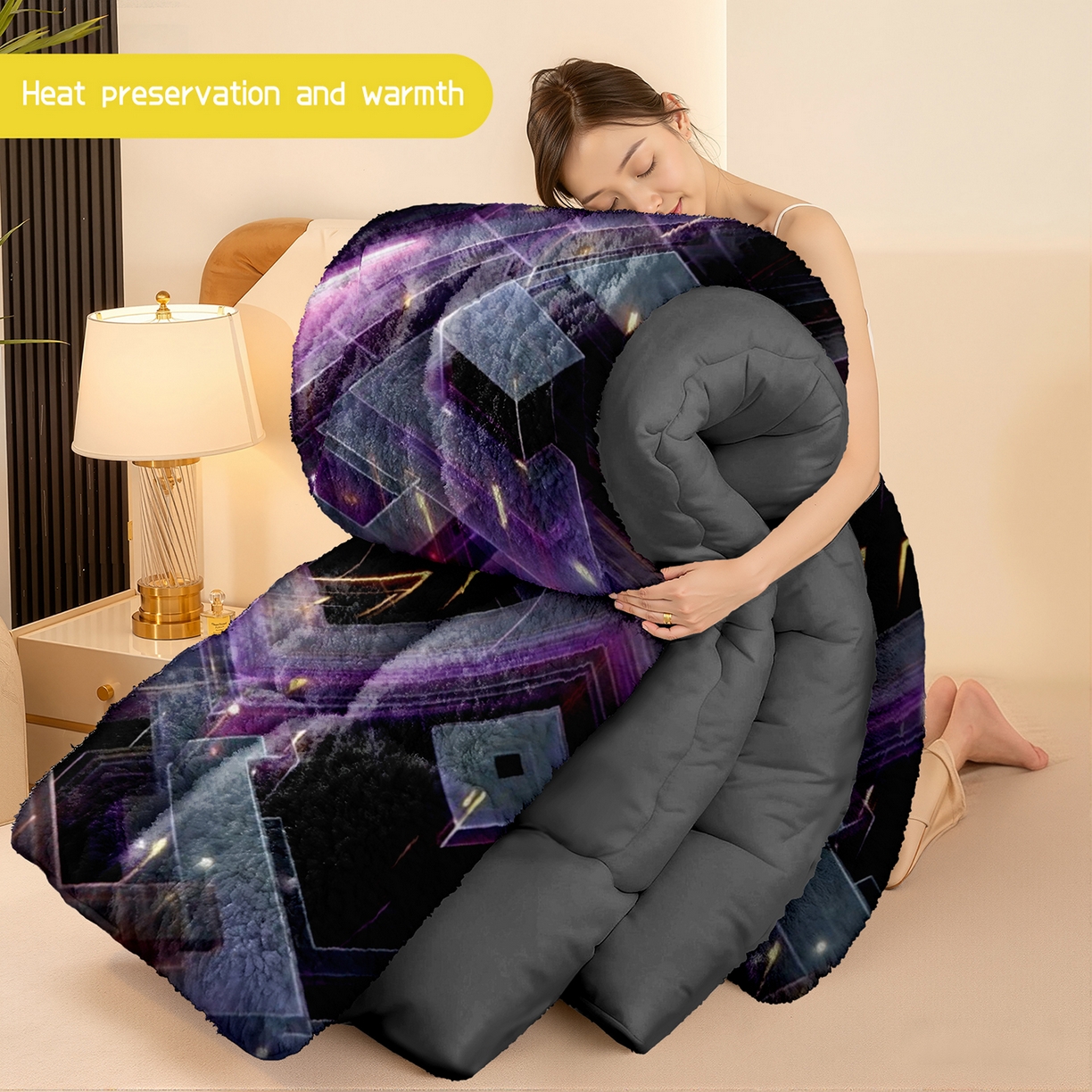 91家纺网 家纺一手货源 找家纺 合纵跨境工厂 一件定制pod模式jit跨境180G牛奶绒被套三件套一件代发temu希音集采shein亚马逊速卖通 015923384