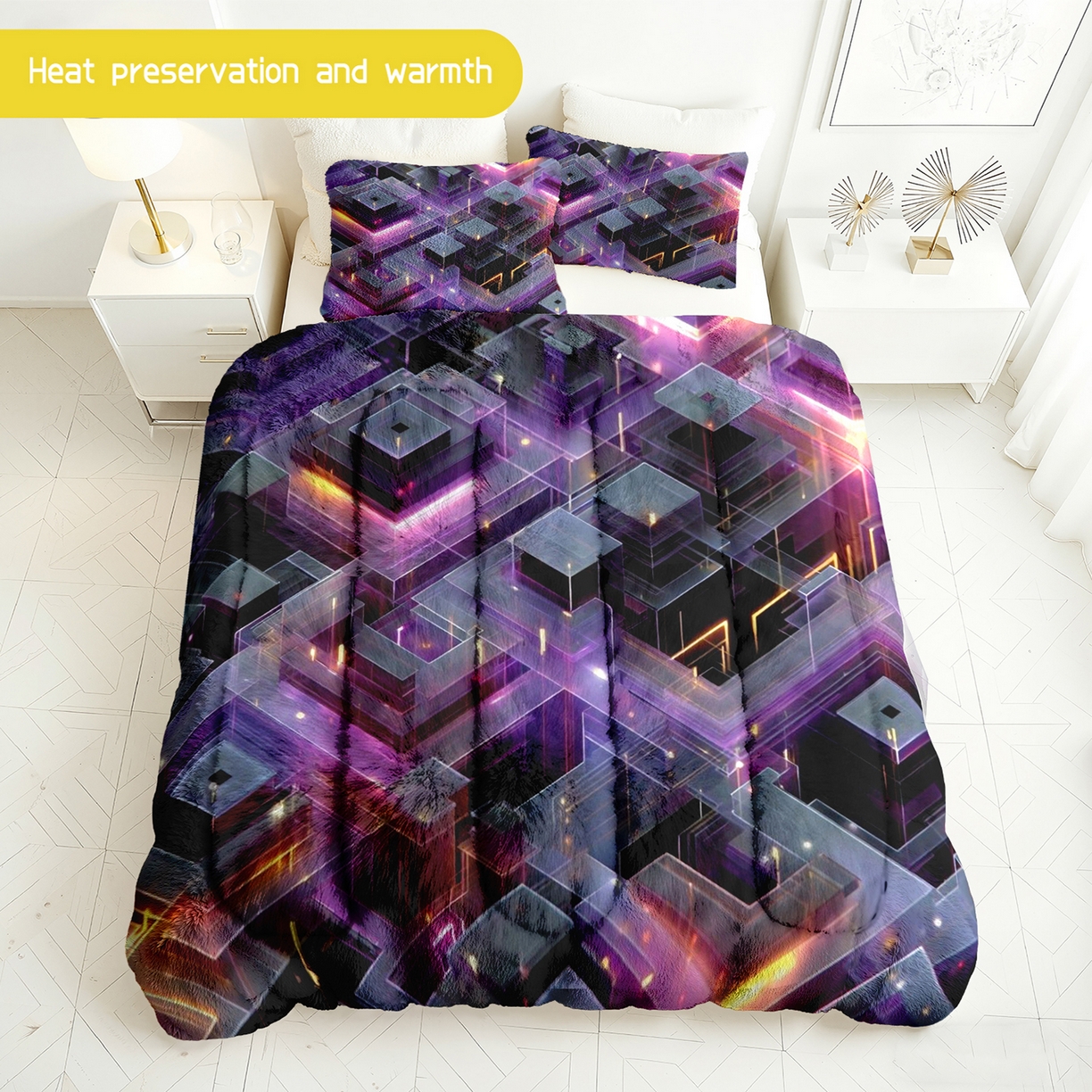 91家纺网 家纺一手货源 找家纺 合纵跨境工厂 一件定制pod模式jit跨境180G牛奶绒被套三件套一件代发temu希音集采shein亚马逊速卖通 015923384