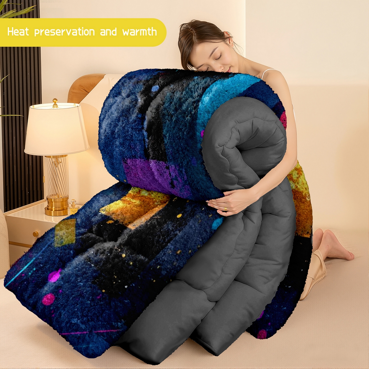 91家纺网 家纺一手货源 找家纺 合纵跨境工厂 一件定制pod模式jit跨境180G牛奶绒被套三件套一件代发temu希音集采shein亚马逊速卖通 015923387