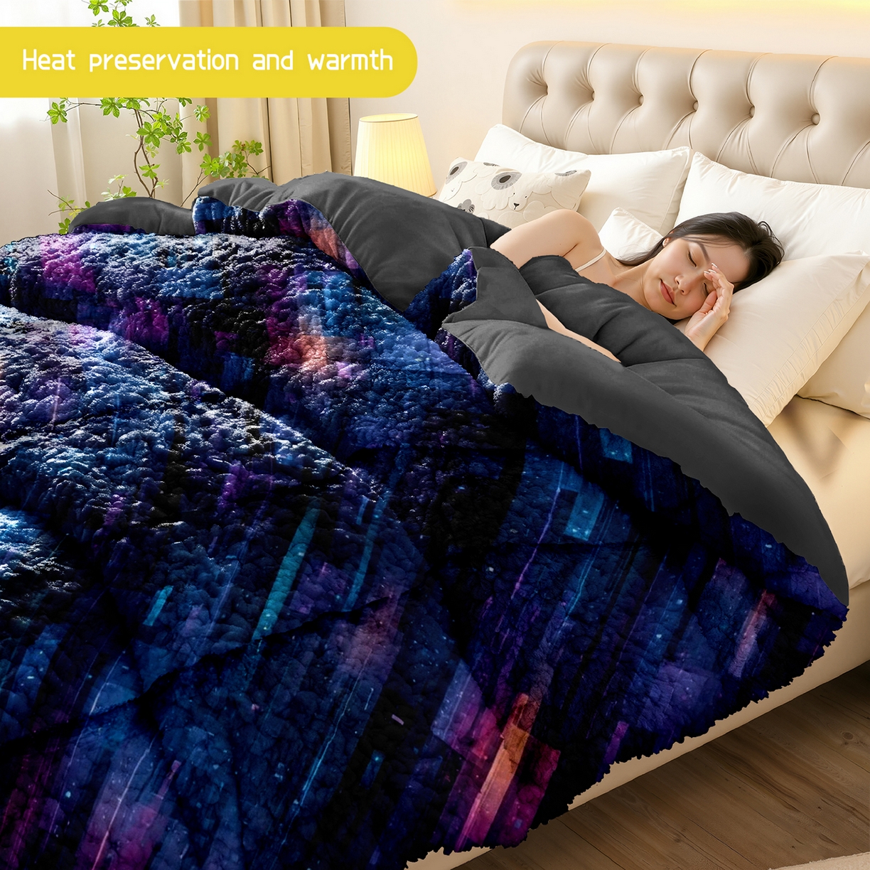 91家纺网 家纺一手货源 找家纺 合纵跨境工厂 一件定制pod模式jit跨境180G牛奶绒被套三件套一件代发temu希音集采shein亚马逊速卖通 015923389