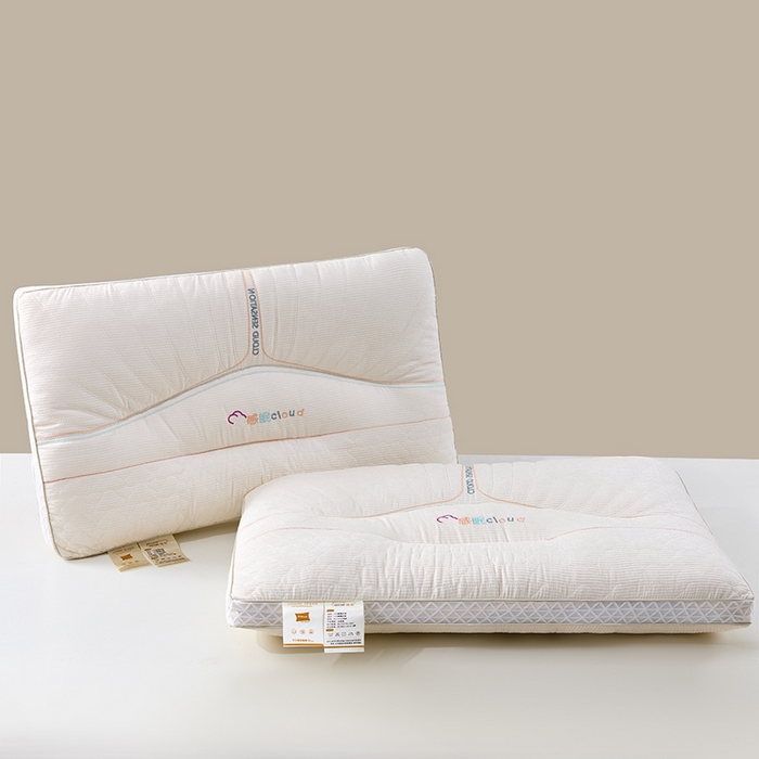 91家纺网 家纺一手货源 找家纺 羽凡居 2025新款云感眠枕 白色