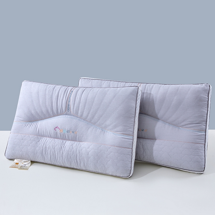 91家纺网 家纺一手货源 找家纺 羽凡居 2025新款云感眠枕 灰色