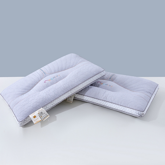 91家纺网 家纺一手货源 找家纺 羽凡居 2025新款云感眠枕 灰色