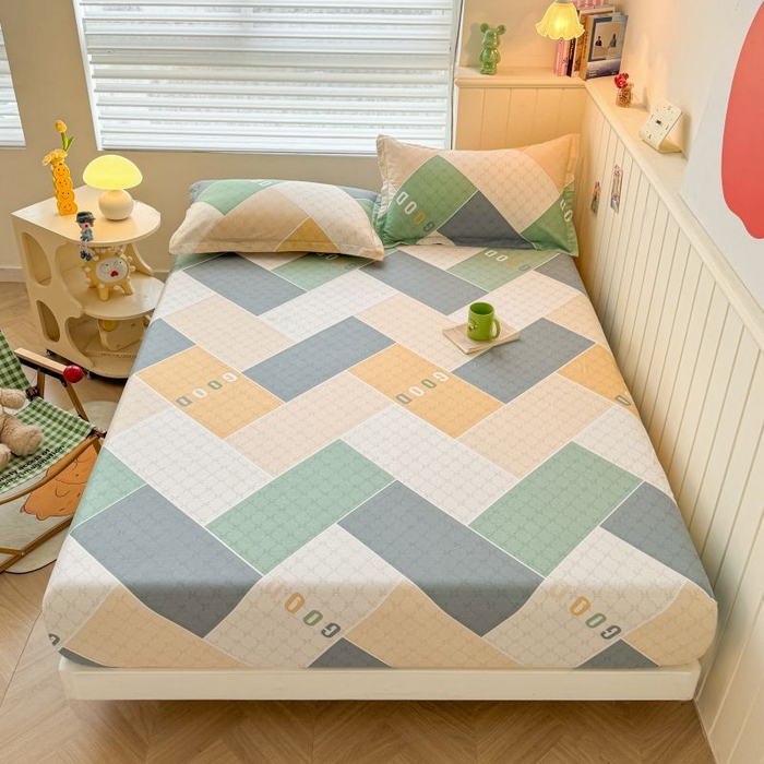 91家纺网 家纺一手货源 找家纺 （总）名优家纺 2025新款12868全棉印花外贸床笠