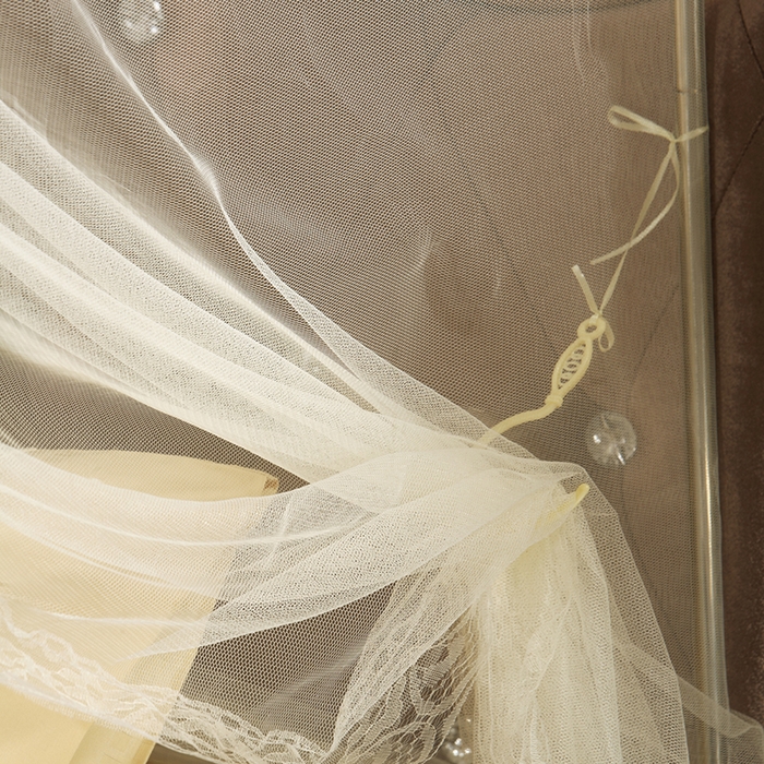 91家纺网 家纺一手货源 找家纺 飞轮海蚊帐 2025新款外贸出口跨境专供蚊帐-015 米黄