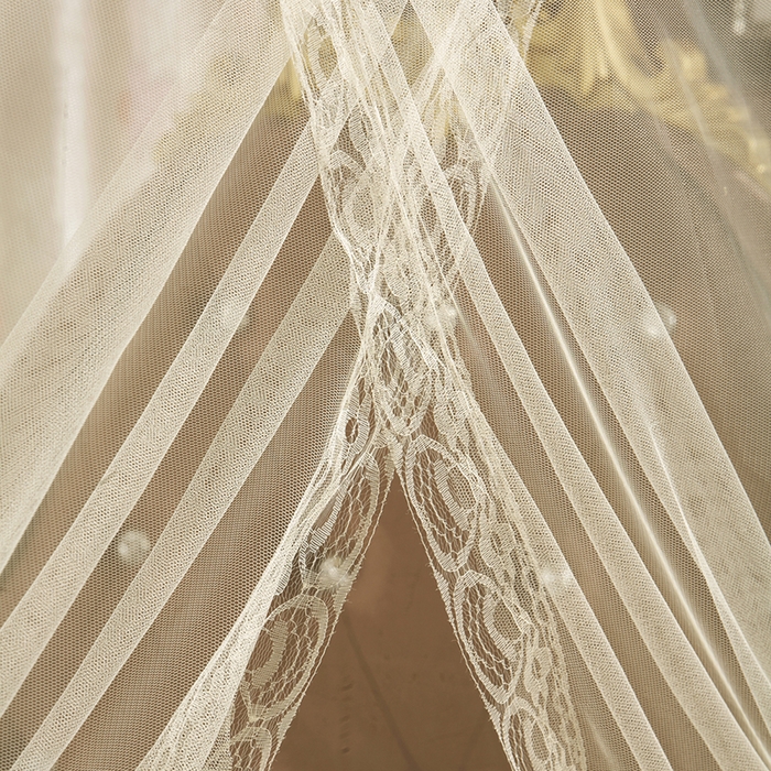 91家纺网 家纺一手货源 找家纺 飞轮海蚊帐 2025新款外贸出口跨境专供蚊帐-015 米黄