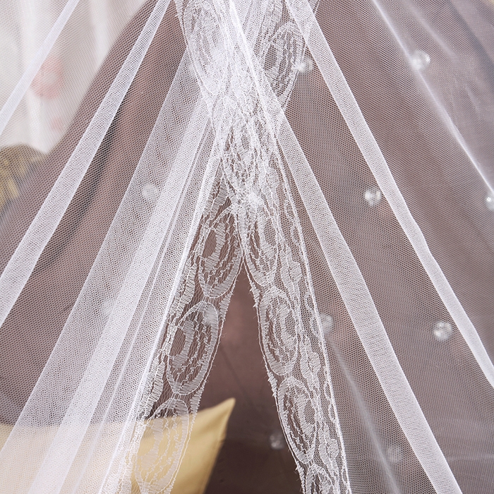 91家纺网 家纺一手货源 找家纺 飞轮海蚊帐 2025新款外贸出口跨境专供蚊帐-015 白色