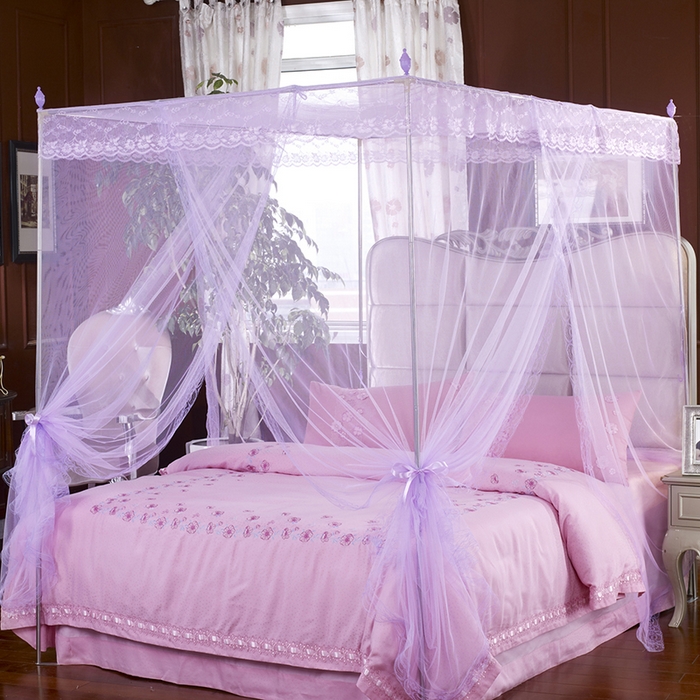 91家纺网 家纺一手货源 找家纺 飞轮海蚊帐 2025新款外贸出口跨境专供蚊帐-015 紫色