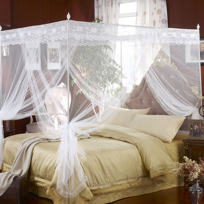 91家纺网 家纺一手货源 找家纺 飞轮海蚊帐 2025新款外贸出口跨境专供蚊帐-015 白色