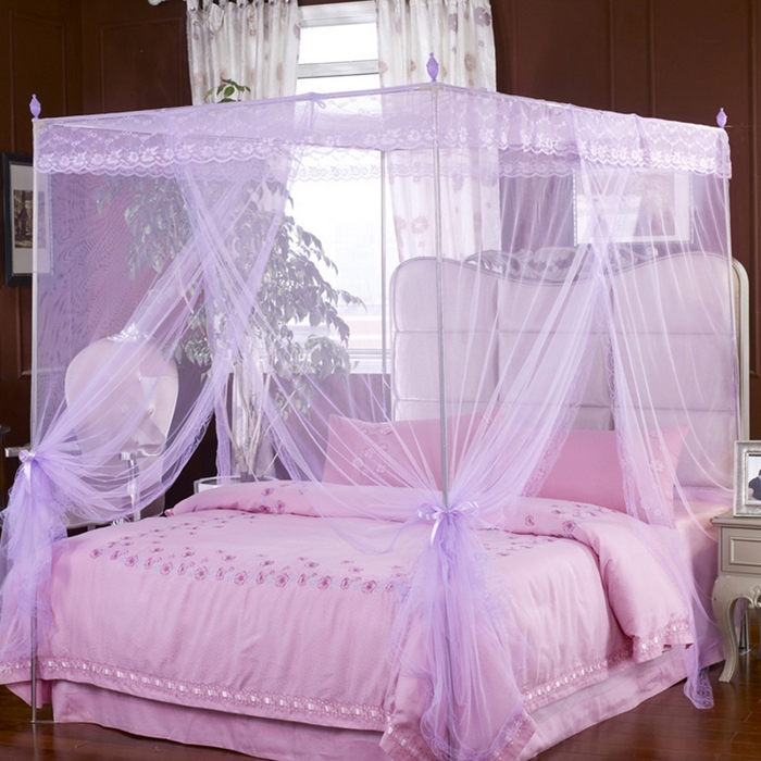 91家纺网 家纺一手货源 找家纺 飞轮海蚊帐 2025新款外贸出口跨境专供蚊帐-015 紫色