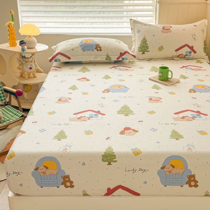 91家纺网 家纺一手货源 找家纺 （总）名优家纺 2025新款12868全棉印花外贸床笠